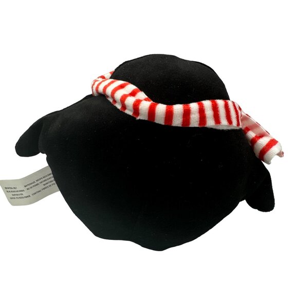 Cute Plush Penguin Toy With Red & White Striped Headband - Picture 5 of 5